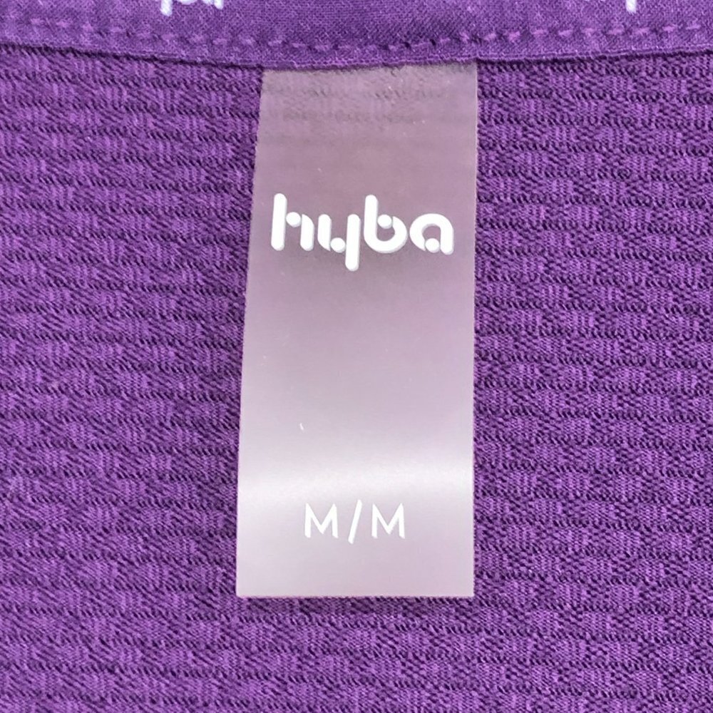 Hyba  Purple lightweight athletic zip hoodie size M - Picture 3 of 16